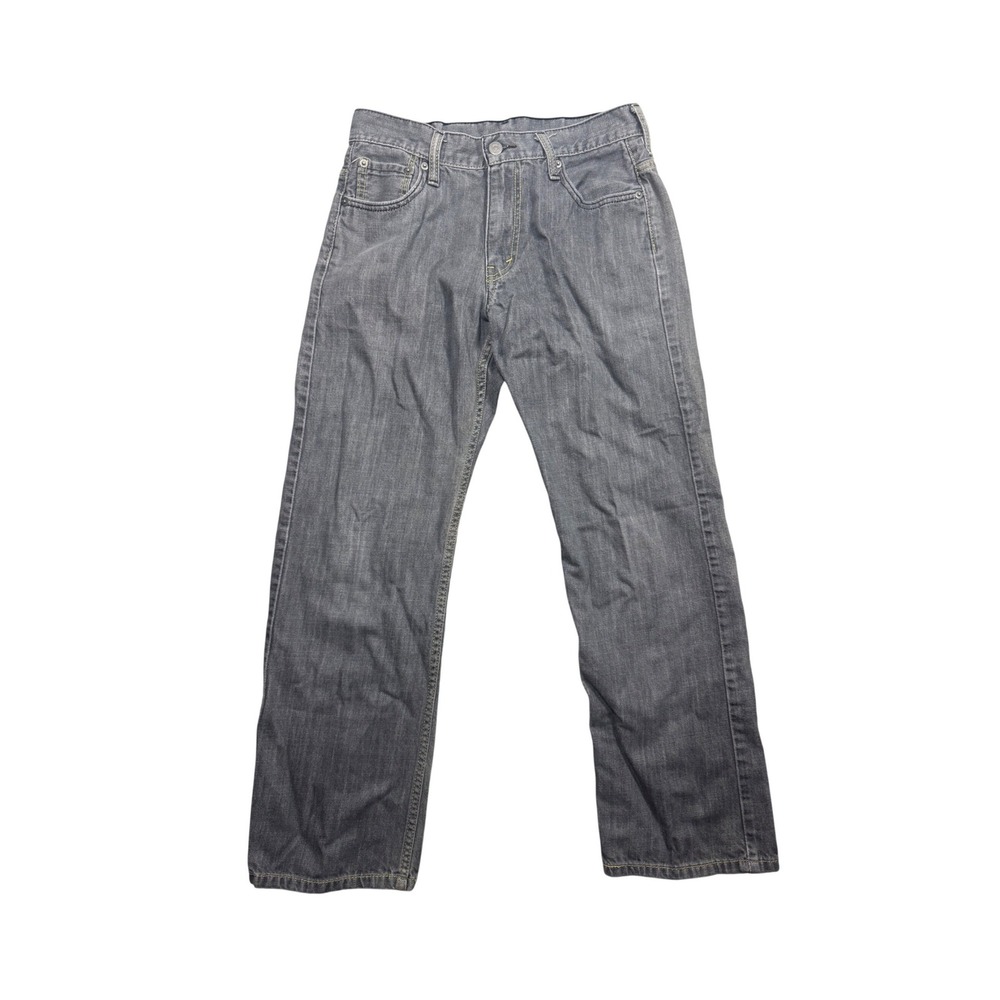 Levis 569 Loose Straight Grey Denim Jeans Mens 30x32 (Measures 30x28)